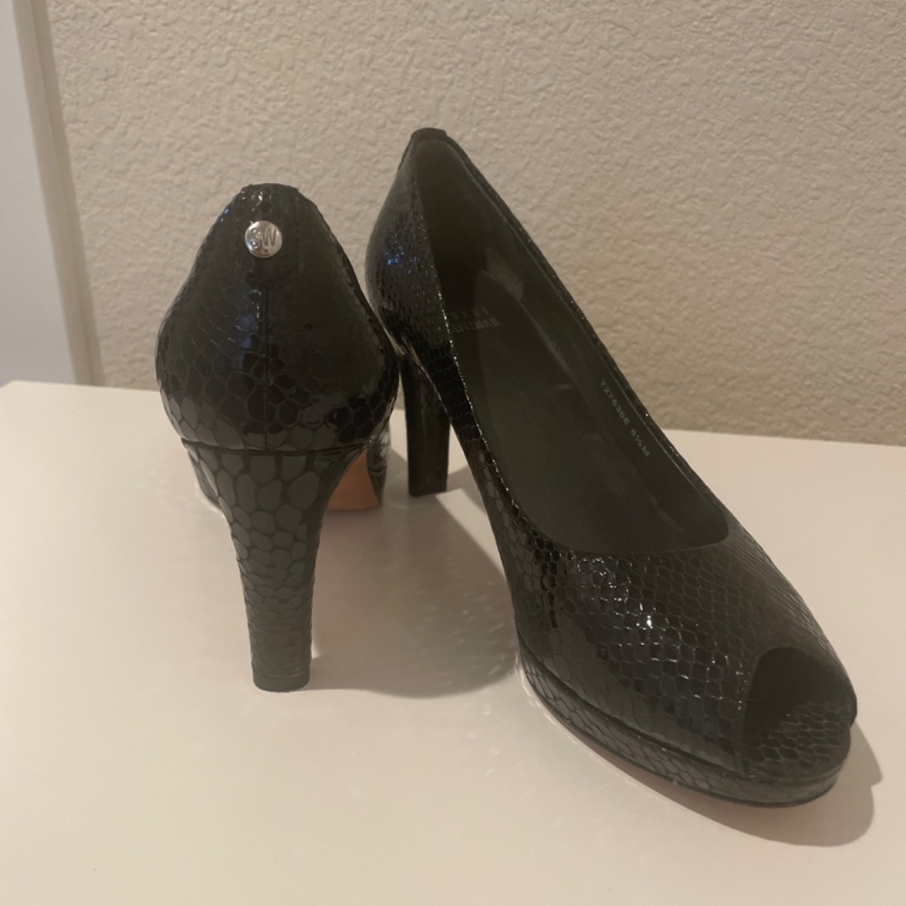 Black Stuart Weizmann Heel - image 3
